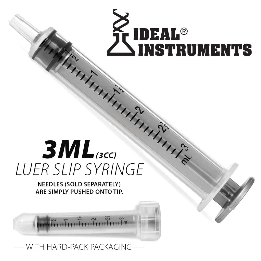 Ideal Luer Slip Disposable Veterinary Syringes with Clear Graduations