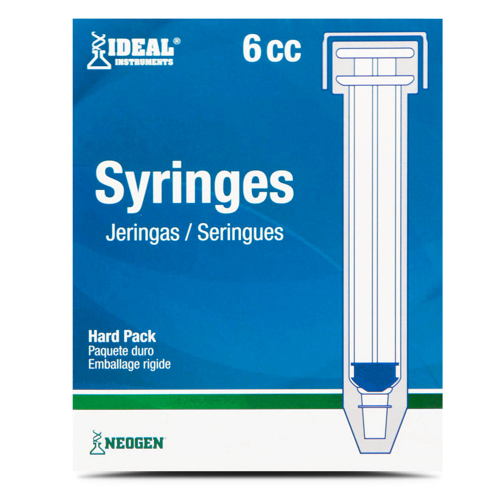 Ideal Luer Slip Disposable Veterinary Syringes with Clear Graduations