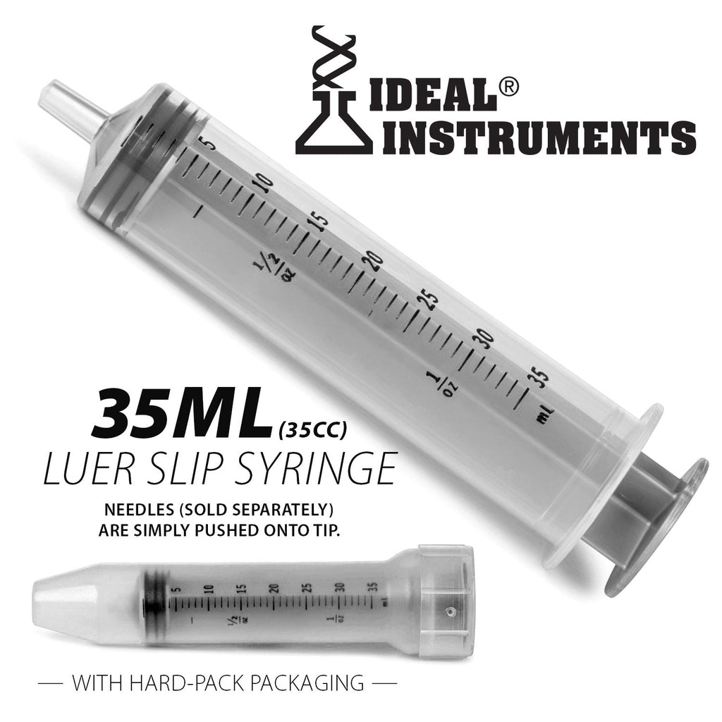 Ideal Luer Slip Disposable Veterinary Syringes with Clear Graduations