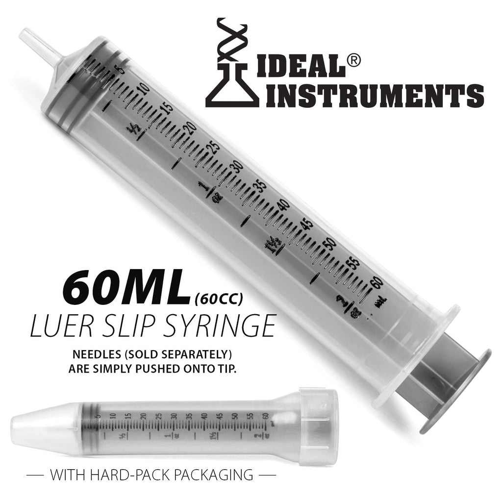 Ideal Luer Slip Disposable Veterinary Syringes with Clear Graduations