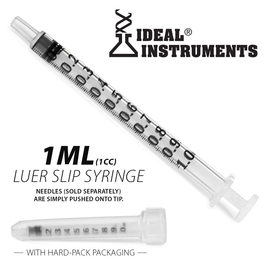 Ideal Luer Slip Disposable Veterinary Syringes with Clear Graduations