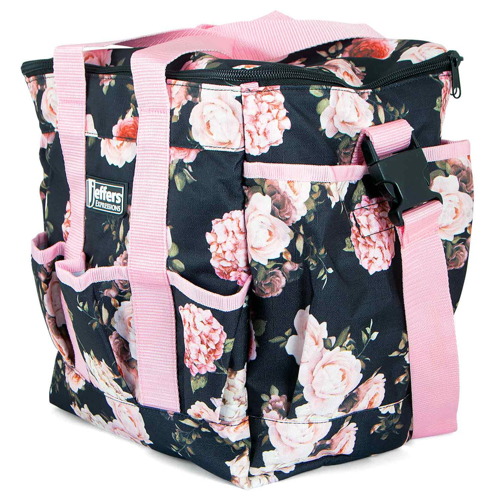 Jeffers Expression Deluxe Horse Grooming Bag with Adjustable Shoulder Strap