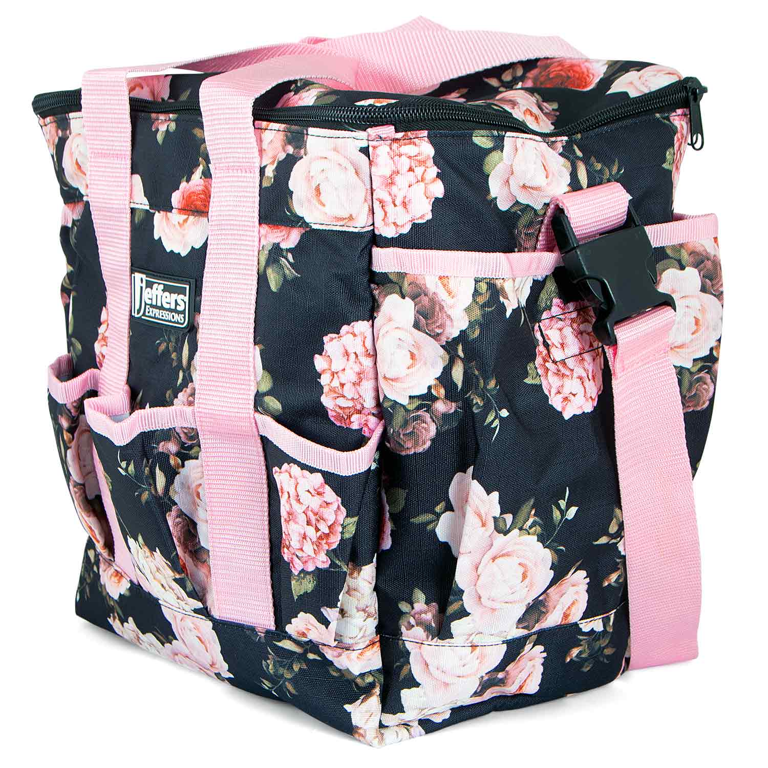 Jeffers Expression Deluxe Horse Grooming Bag with Adjustable Shoulder Strap