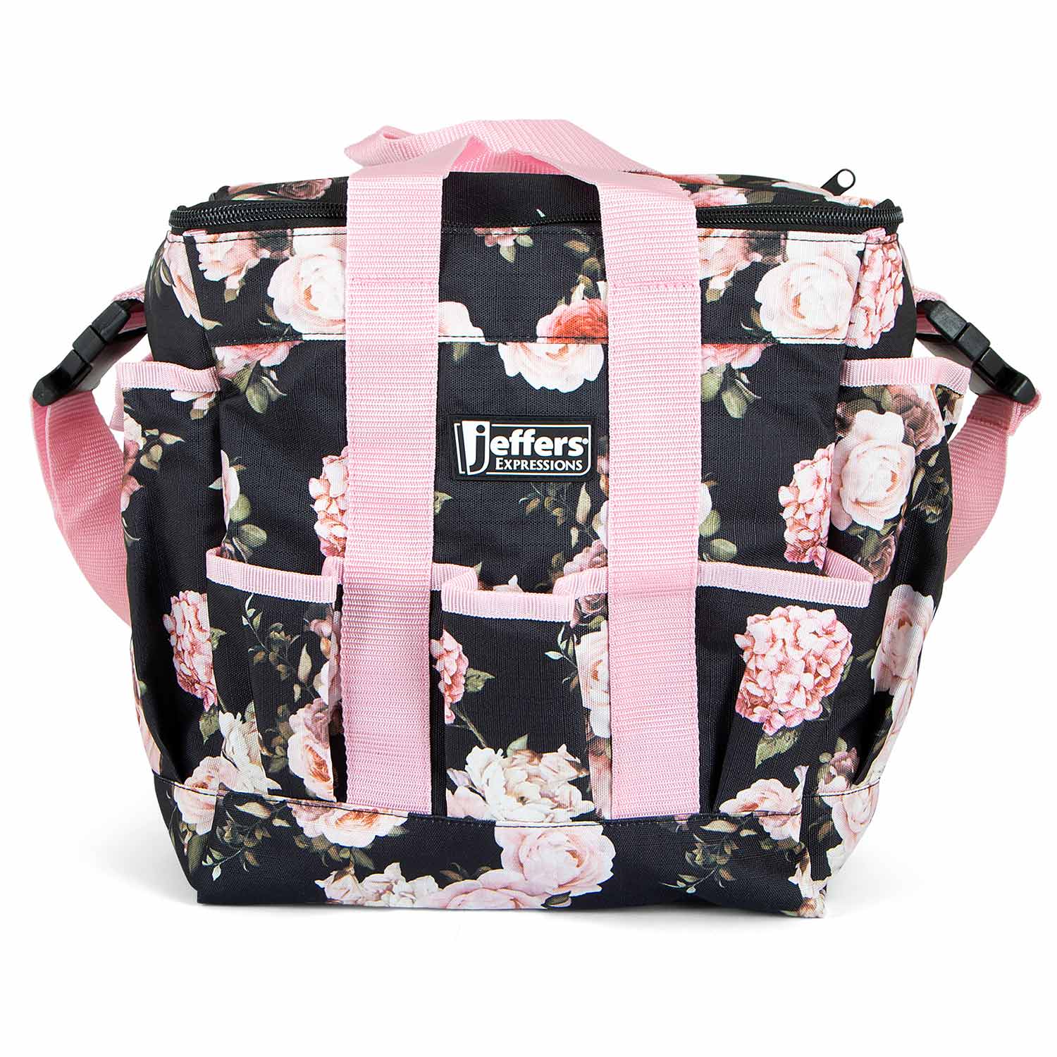 Jeffers Expression Deluxe Horse Grooming Bag with Adjustable Shoulder Strap