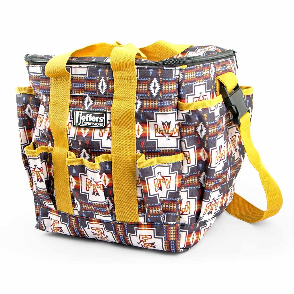 Jeffers Expression Deluxe Horse Grooming Bag with Adjustable Shoulder Strap