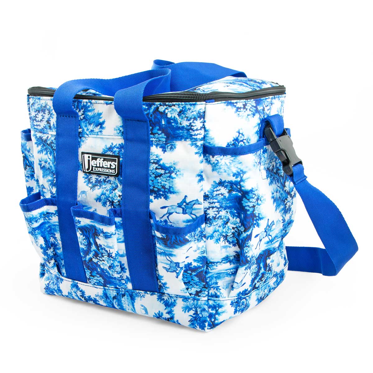 Jeffers Expression Deluxe Horse Grooming Bag with Adjustable Shoulder Strap