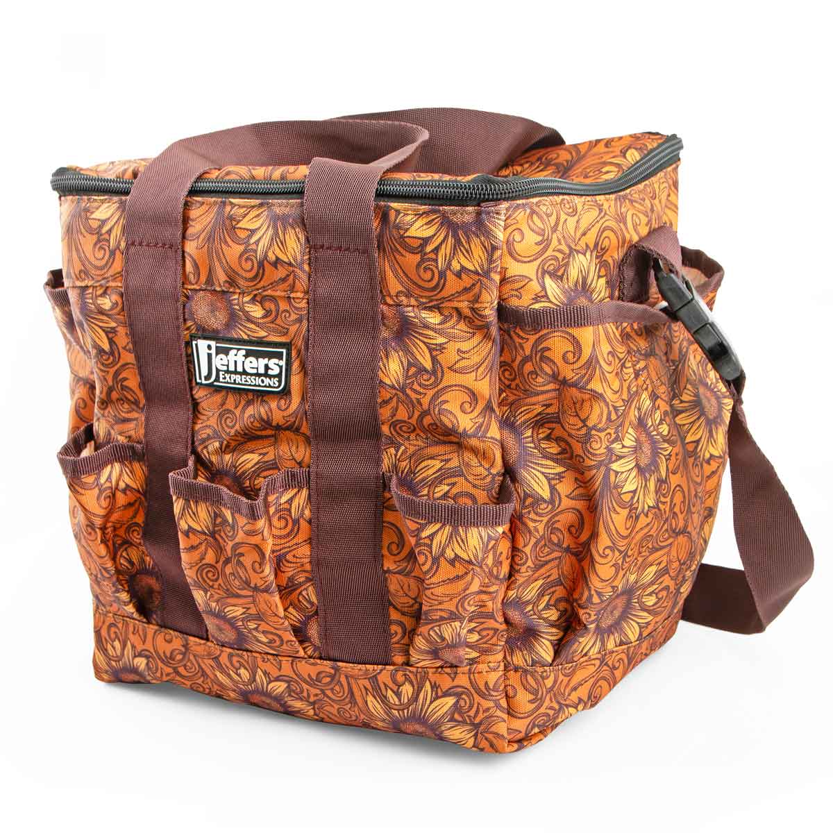 Jeffers Expression Deluxe Horse Grooming Bag with Adjustable Shoulder Strap