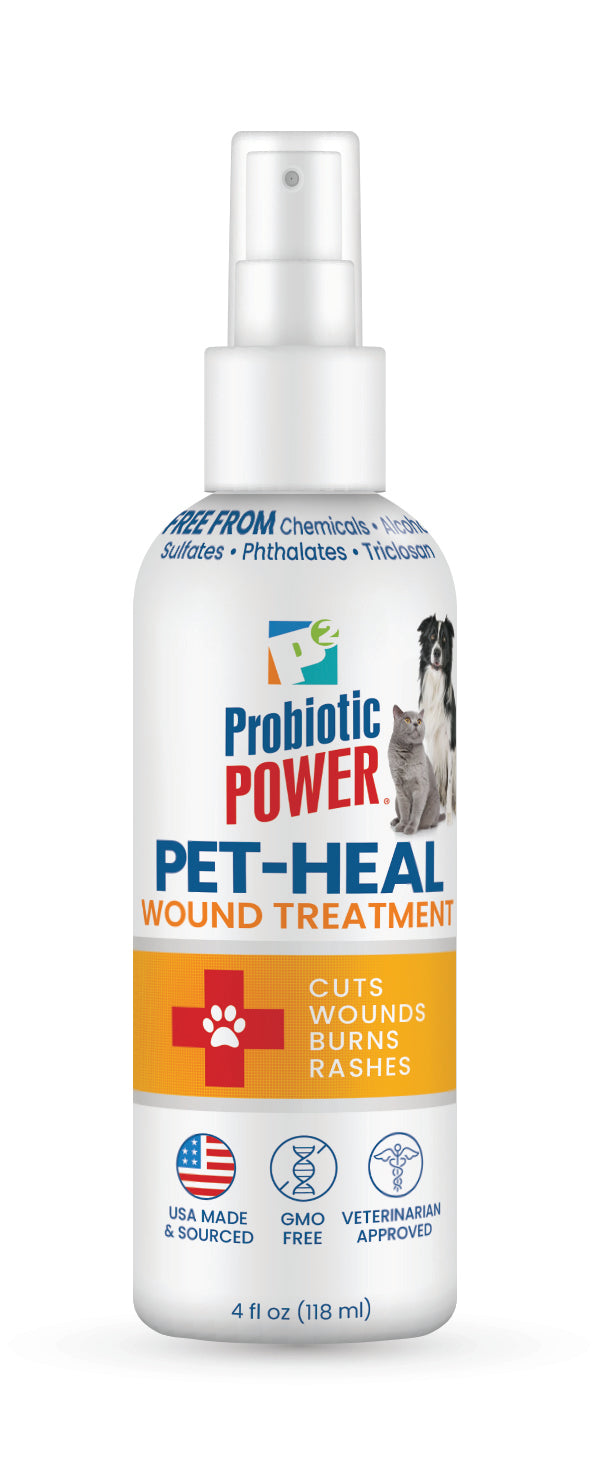 Pet-Heal Probiotic Wound Healing Spray for Dogs and Cats