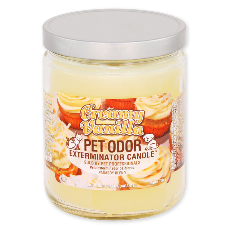 Pet Odor Exterminator 13oz Enzyme-Based Jar Candle Scented Deodorizer
