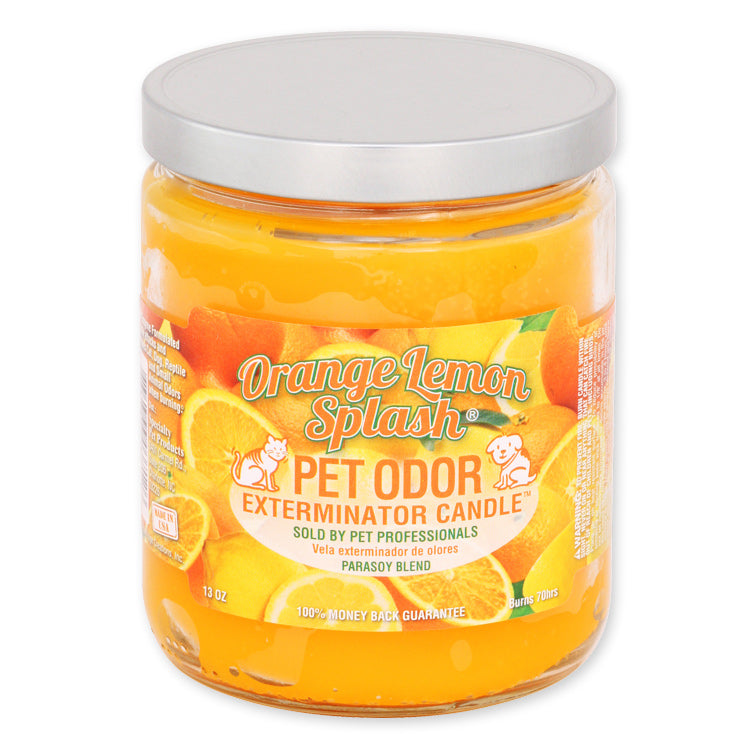 Pet Odor Exterminator 13oz Enzyme-Based Jar Candle Scented Deodorizer