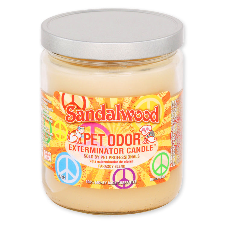Pet Odor Exterminator 13oz Enzyme-Based Jar Candle Scented Deodorizer