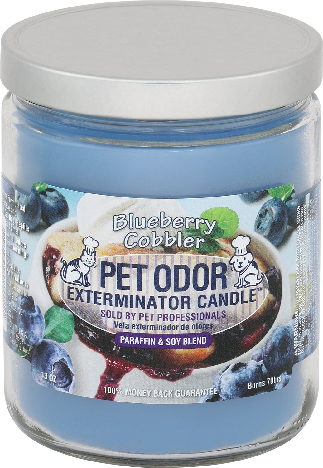 Pet Odor Exterminator 13oz Enzyme-Based Jar Candle Scented Deodorizer
