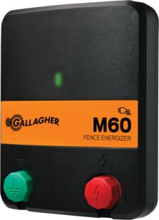 Gallagher M60 Mains Electric Fence Energizer for 40 Acre Pastures