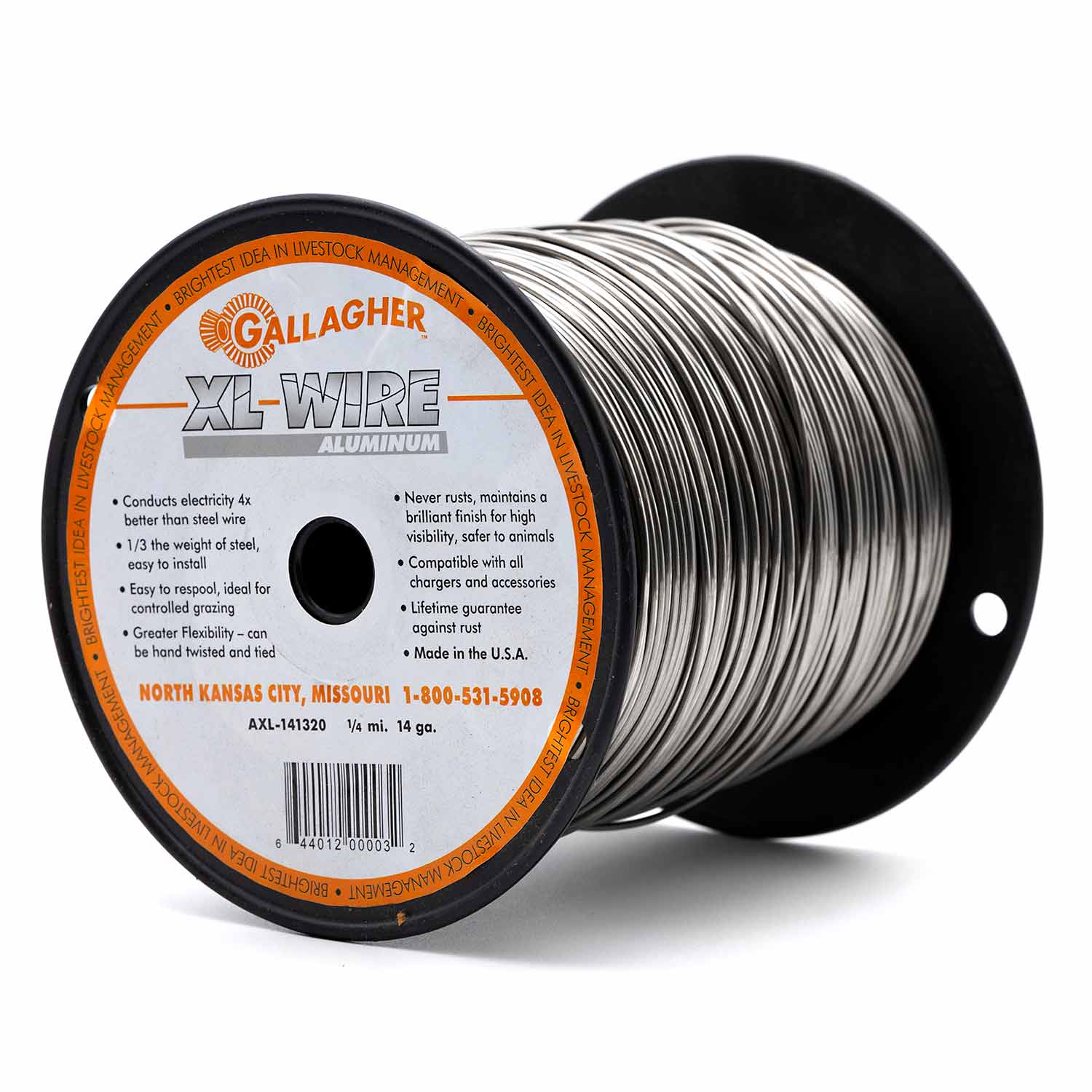 Gallagher 14 Gauge Heavy Duty Rust Proof Electric Fence Wire