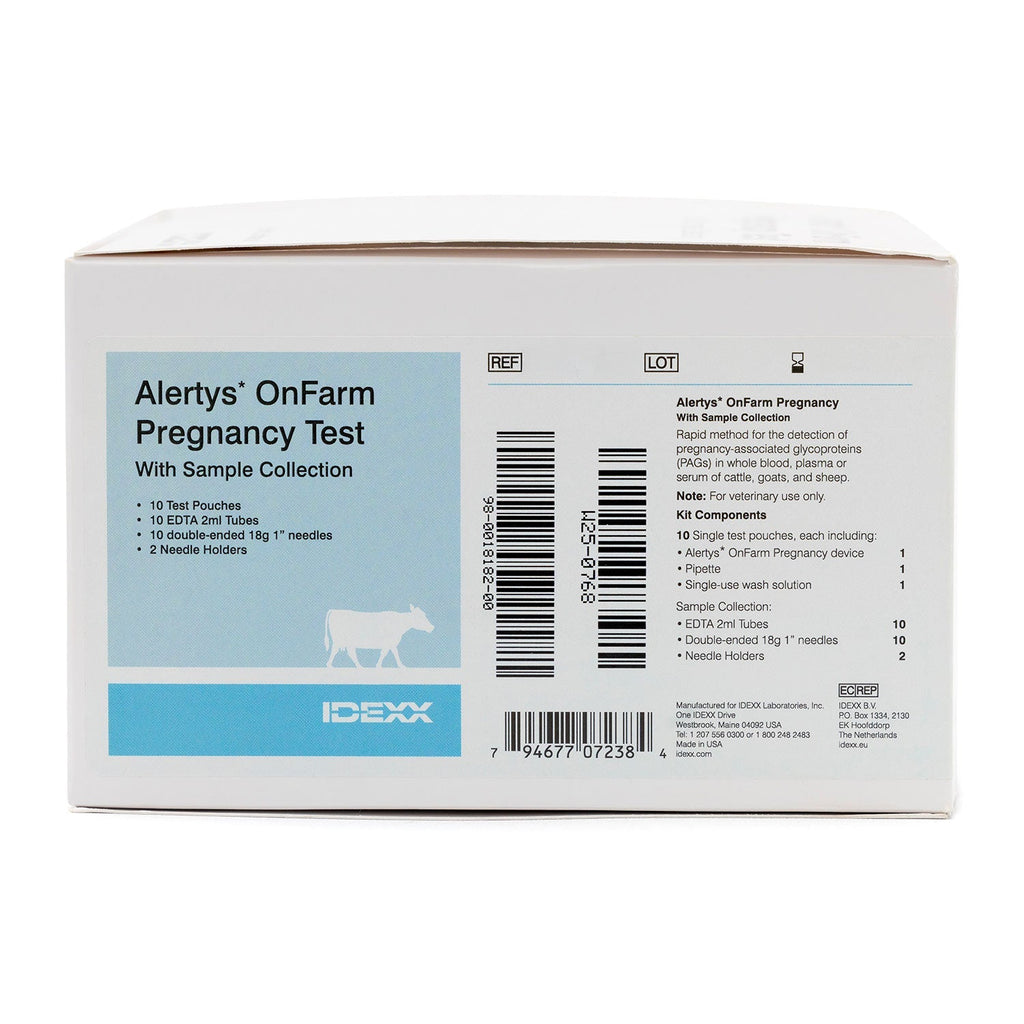 Alertys OnFARM Complete Pregnancy Test Kit for Cattle Sheep Goats