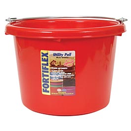 Fortiflex Heavy Duty 8 Quart UV Protected Multi Purpose Pail