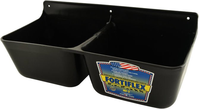 Fortiflex Dual Compartment Livestock Mineral and Supplement Feeder