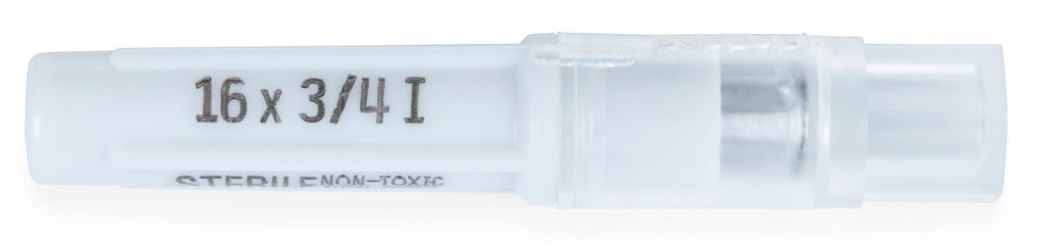 Ideal Ultra Sharp Stainless Steel Aluminum Hub Veterinary Needles Box