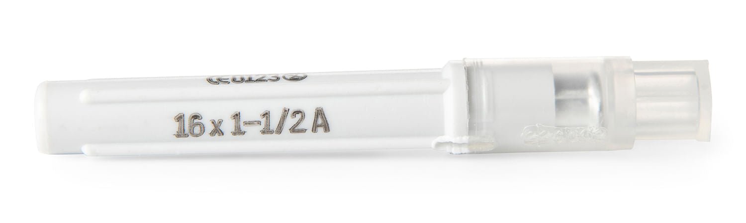 Ideal Ultra Sharp Stainless Steel Aluminum Hub Veterinary Needles Box