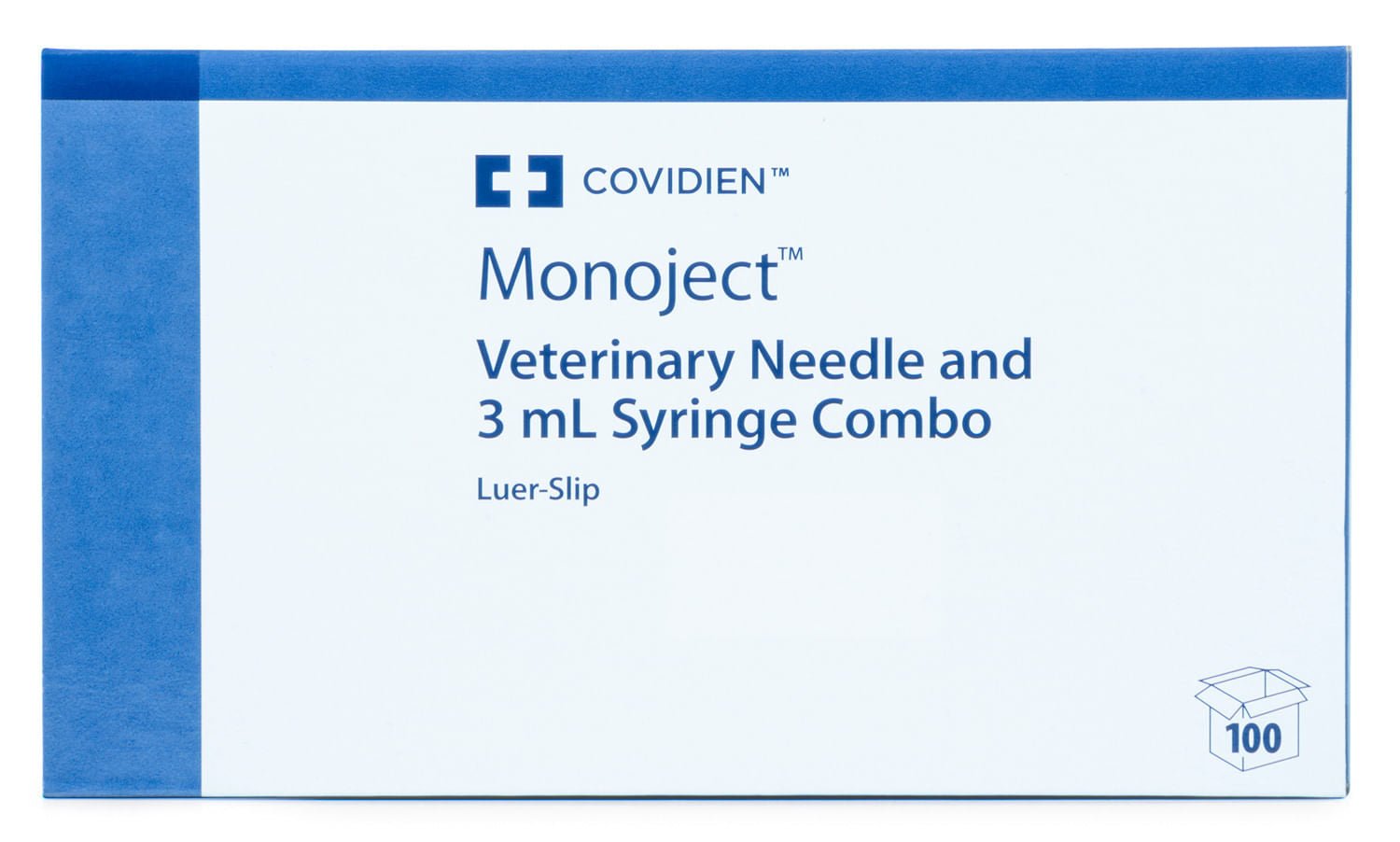Ideal 3mL Luer Slip Syringe and Needle Combo 100 Pack