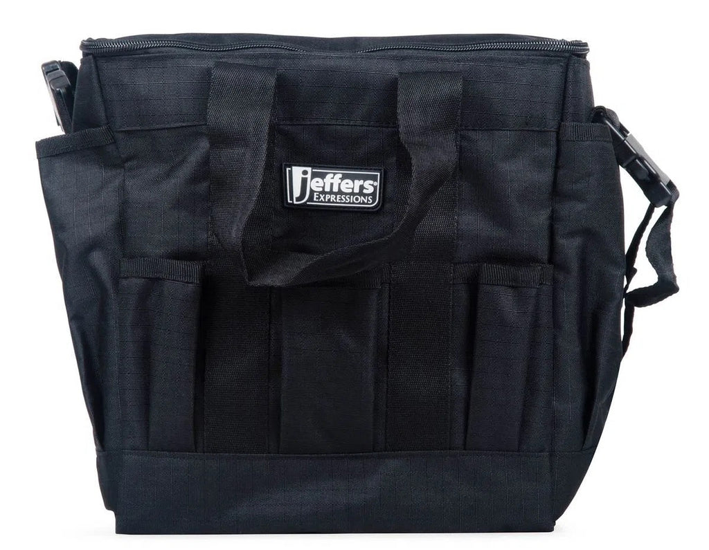 Jeffers Expression Deluxe Horse Grooming Bag with Adjustable Shoulder Strap