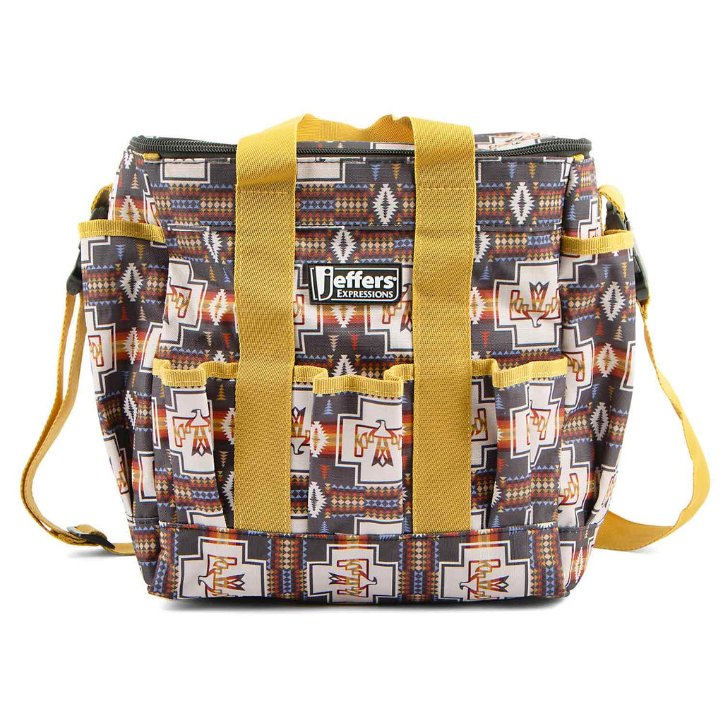 Jeffers Expression Deluxe Horse Grooming Bag with Adjustable Shoulder Strap