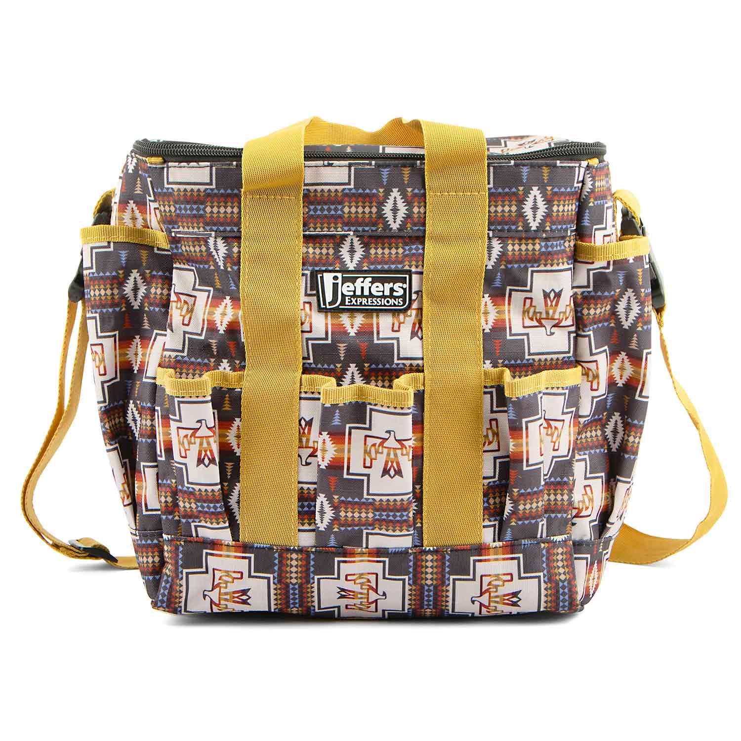 Jeffers Expression Deluxe Horse Grooming Bag with Adjustable Shoulder Strap