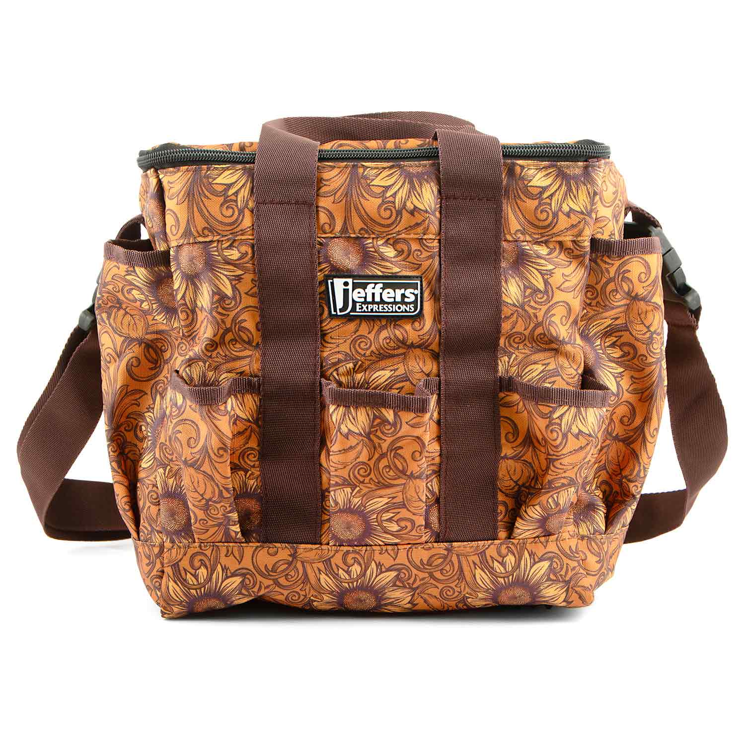 Jeffers Expression Deluxe Horse Grooming Bag with Adjustable Shoulder Strap