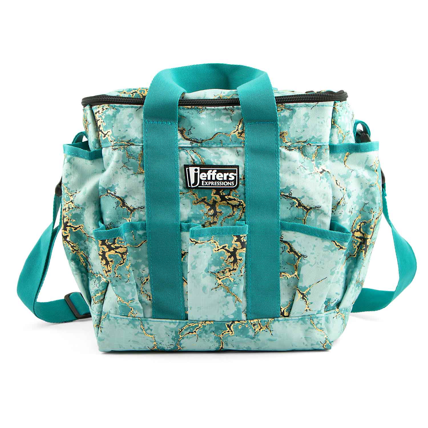 Jeffers Expression Deluxe Horse Grooming Bag with Adjustable Shoulder Strap