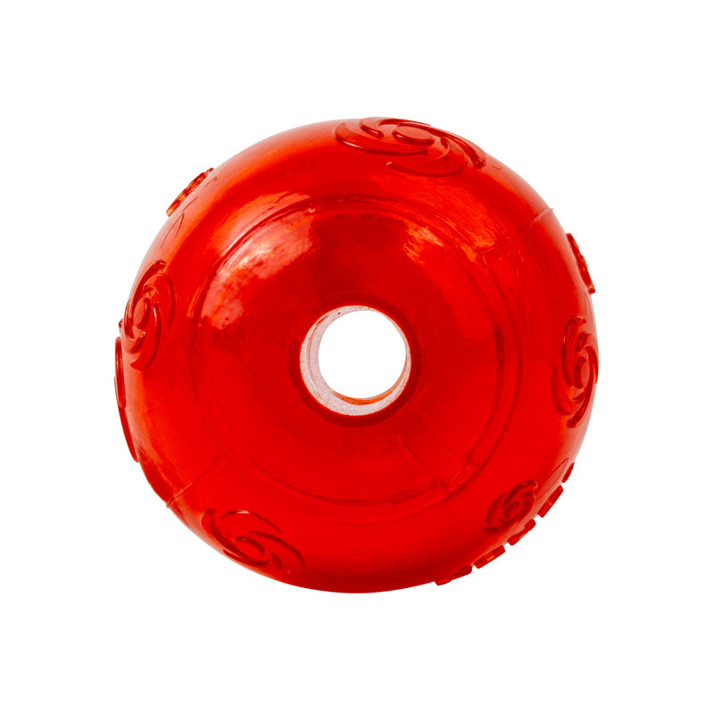 KONG Holiday Squeezz Festive Squeaky Fetch and Chew Dog Toy