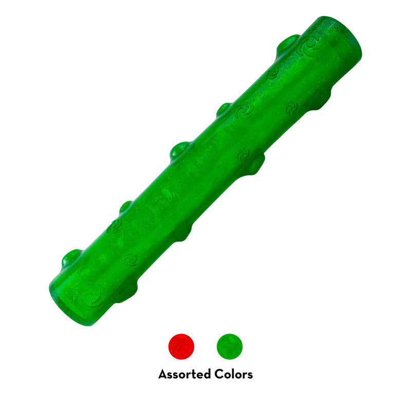 KONG Holiday Squeezz Festive Squeaky Fetch and Chew Dog Toy