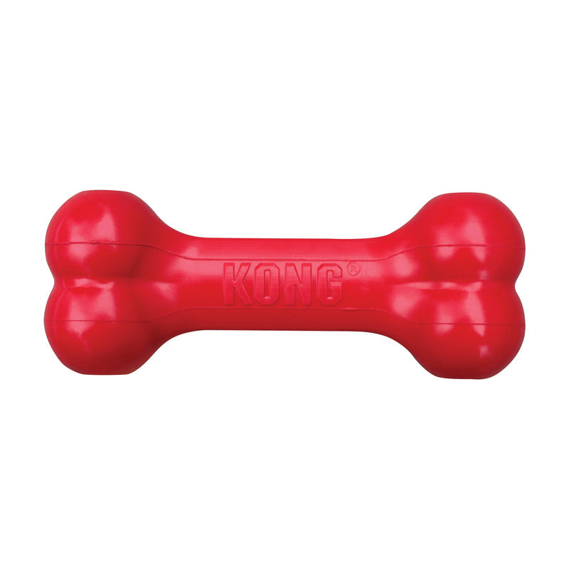 KONG Goodie Bone Medium Red Rubber Treat Dispensing Dog Toy