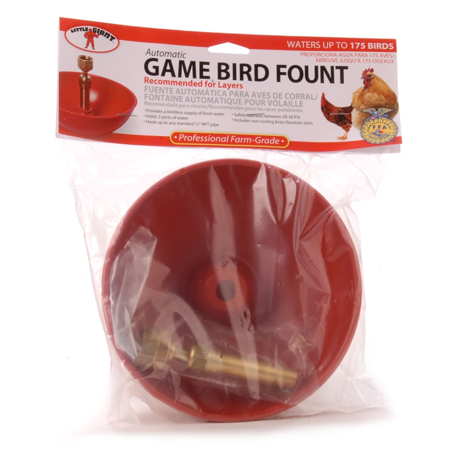 Little Giant Automatic Poultry and Game Bird Waterer Fountain