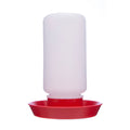 Little Giant 1 Quart Plastic Chicken Waterer Jar and Base