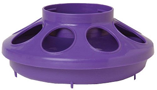 Little Giant Plastic Chicken Feeder Base with 8 Openings