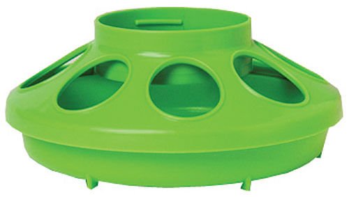 Little Giant Plastic Chicken Feeder Base with 8 Openings