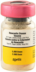 Zoetis Newcastle Disease Chicken Vaccine LaSota Strain 5,000 Dose