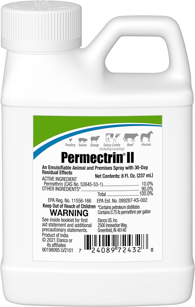 Permectrin II 10% Permethrin Livestock and Premise Insecticide Spray