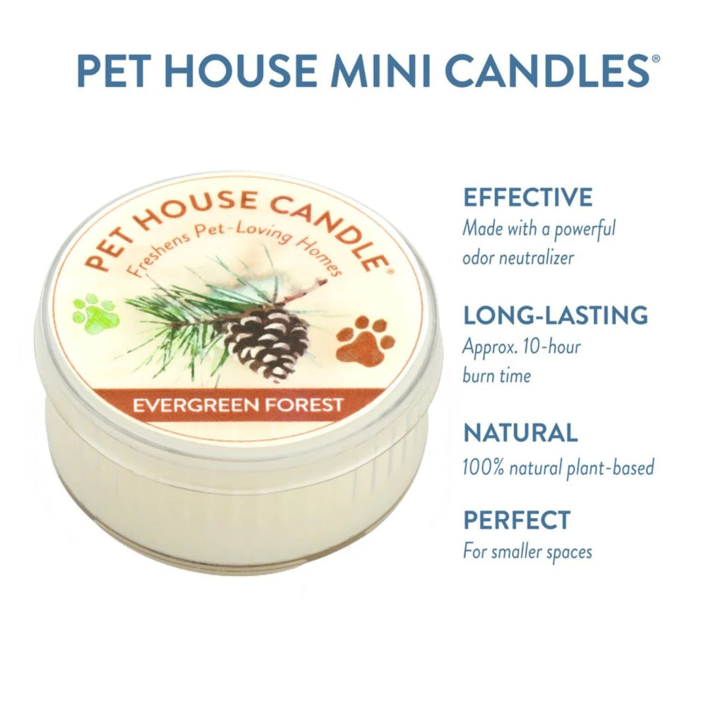 Pet House Mini Soy Wax Candle Pet Odor Eliminating Jar