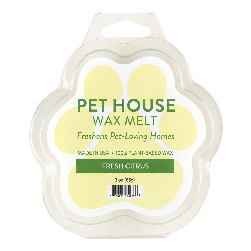 Pet House Natural Soy Wax Melts Odor Eliminating Paw Shaped