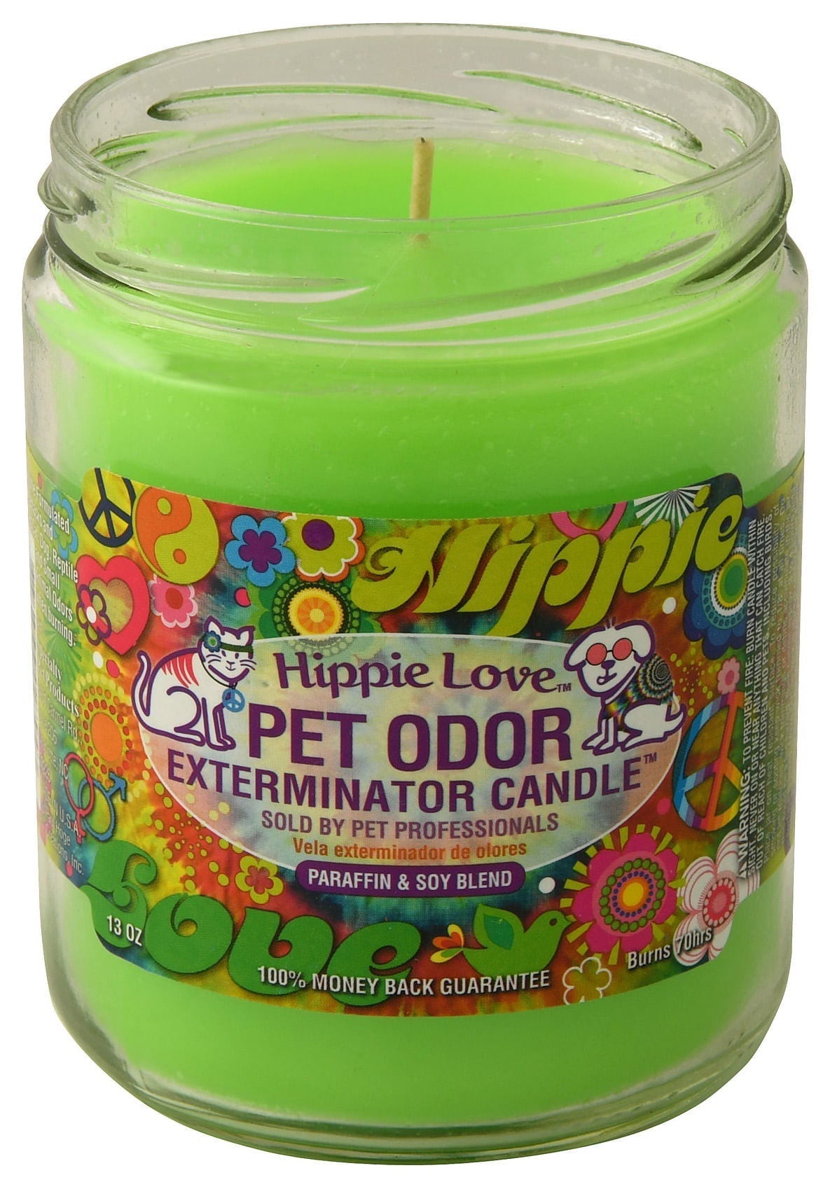 Pet Odor Exterminator 13oz Enzyme-Based Jar Candle Scented Deodorizer