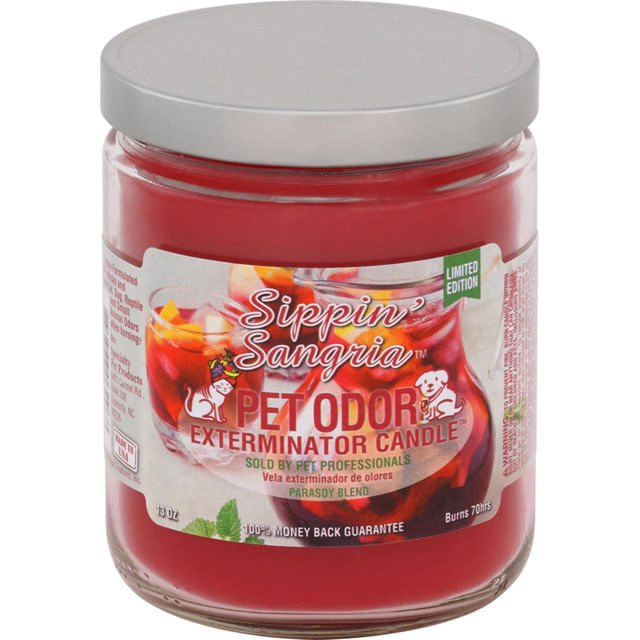 Pet Odor Exterminator 13oz Enzyme-Based Jar Candle Scented Deodorizer