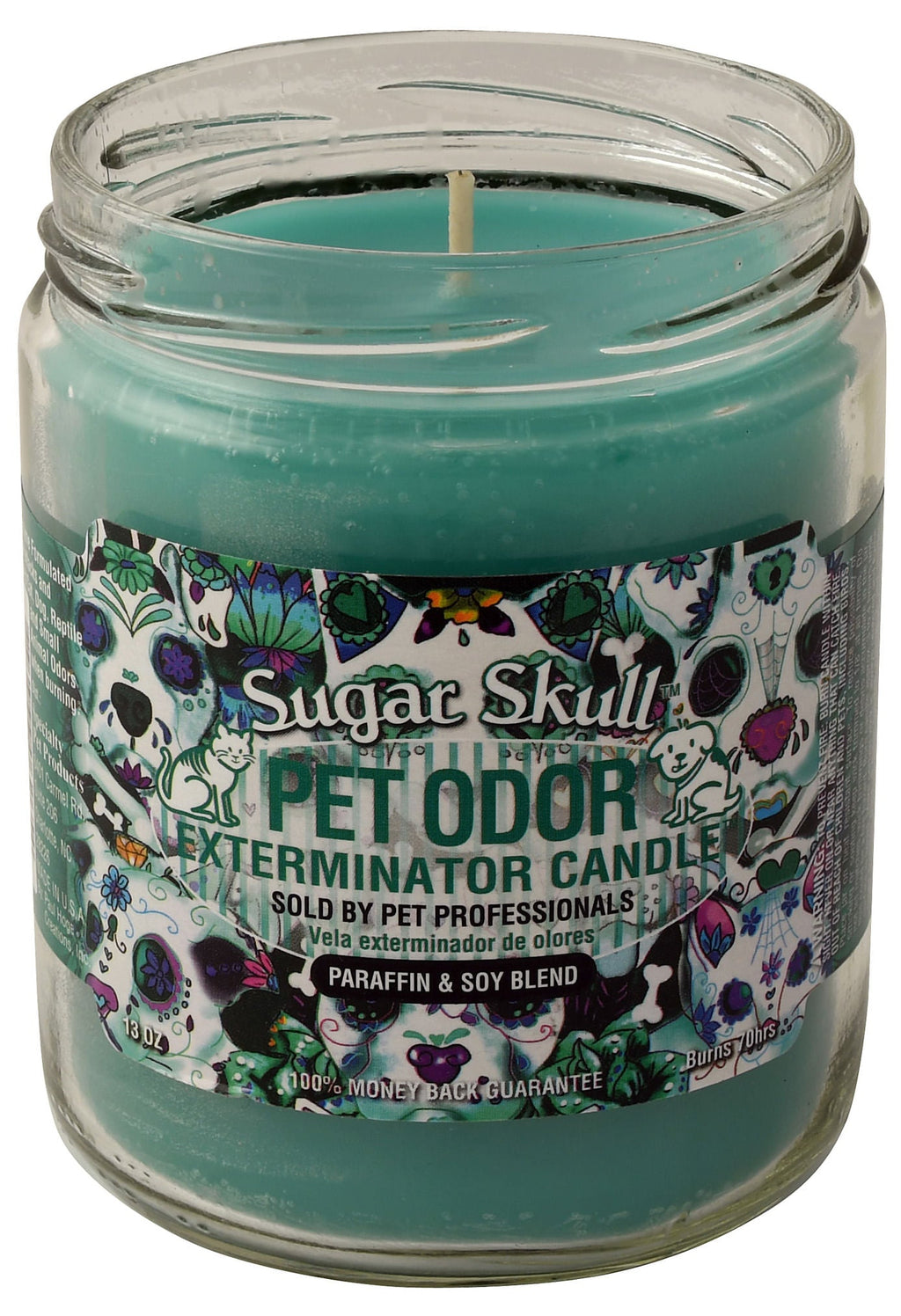Pet Odor Exterminator 13oz Enzyme-Based Jar Candle Scented Deodorizer