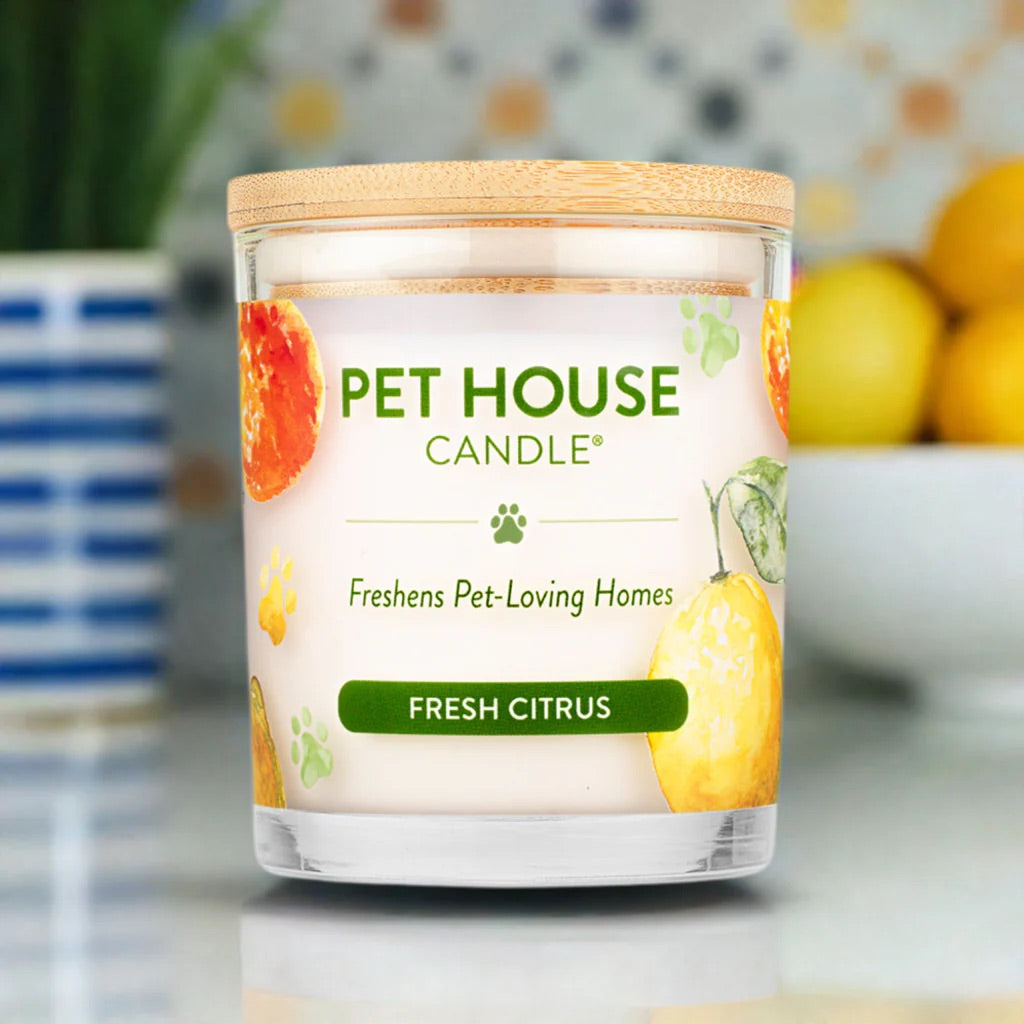 Pet House 9oz Natural Soy Wax Candle Pet Odor Eliminator