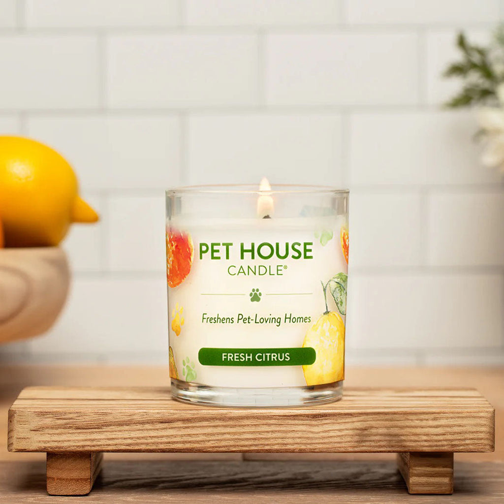 Pet House 9oz Natural Soy Wax Candle Pet Odor Eliminator
