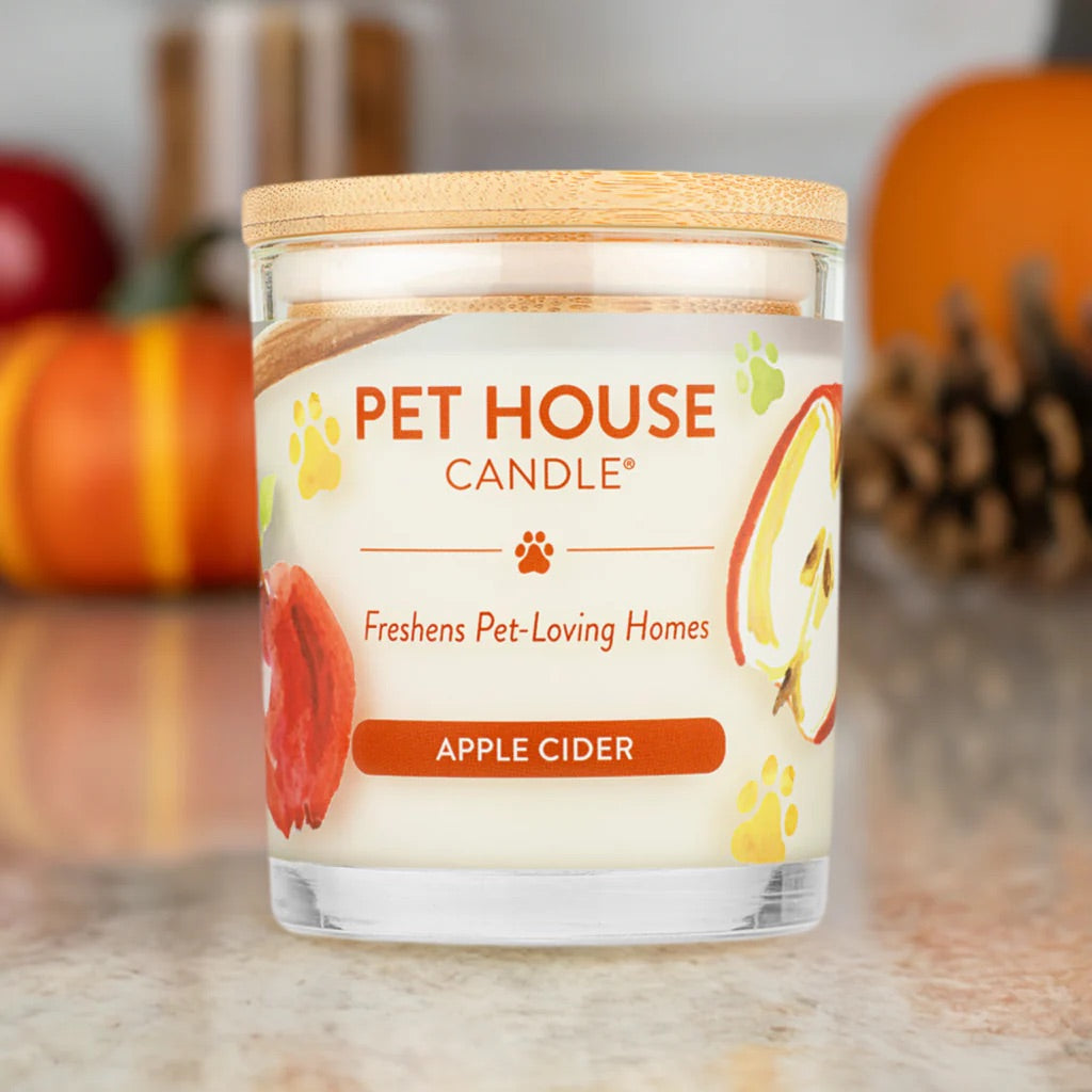 Pet House 9oz Natural Soy Wax Candle Pet Odor Eliminator