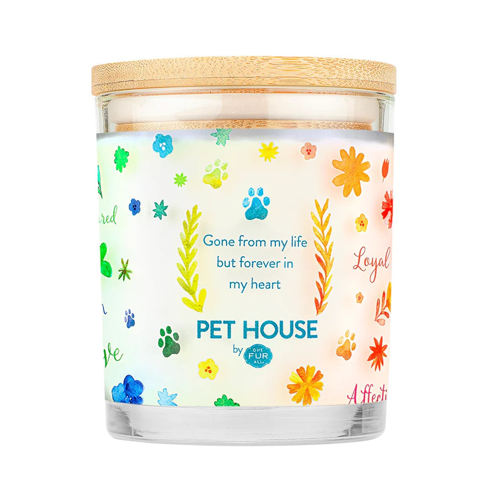 Pet House 9oz Natural Soy Wax Candle Pet Odor Eliminator