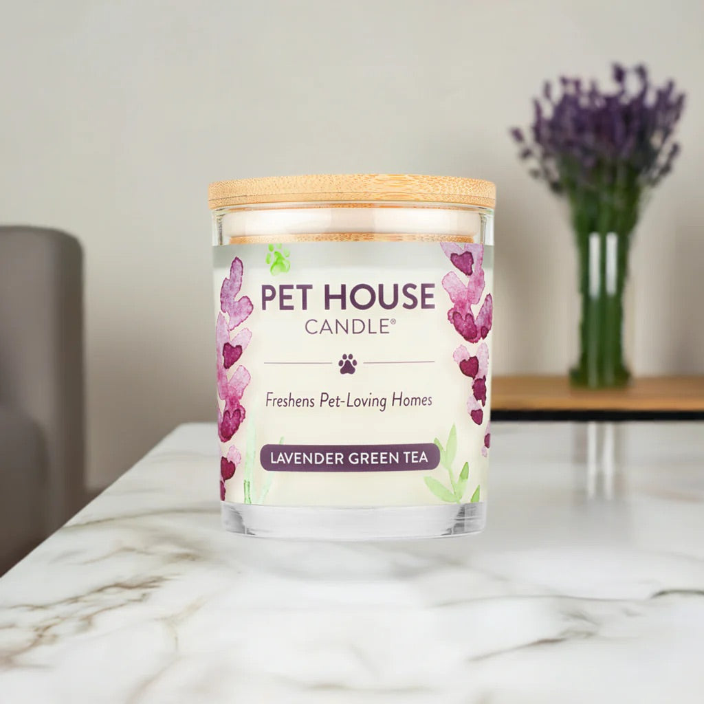 Pet House 9oz Natural Soy Wax Candle Pet Odor Eliminator