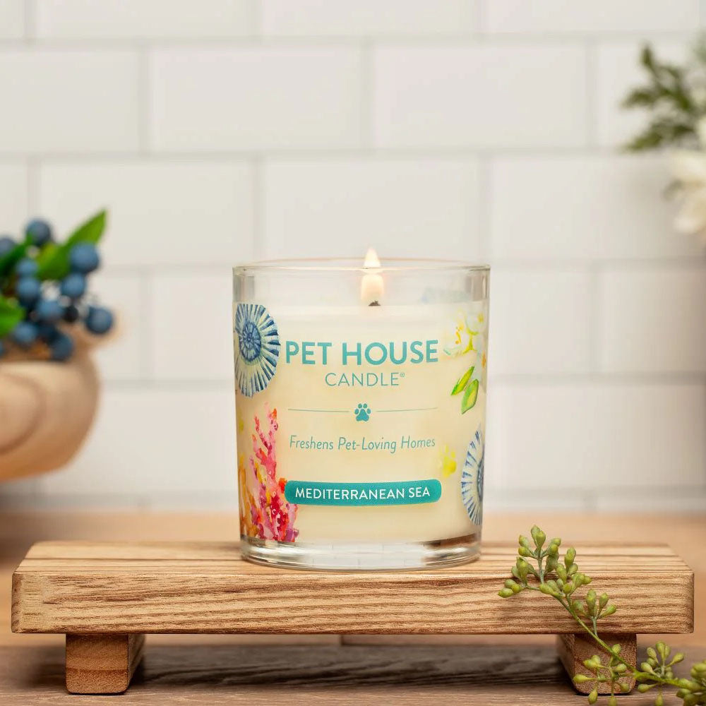 Pet House 9oz Natural Soy Wax Candle Pet Odor Eliminator