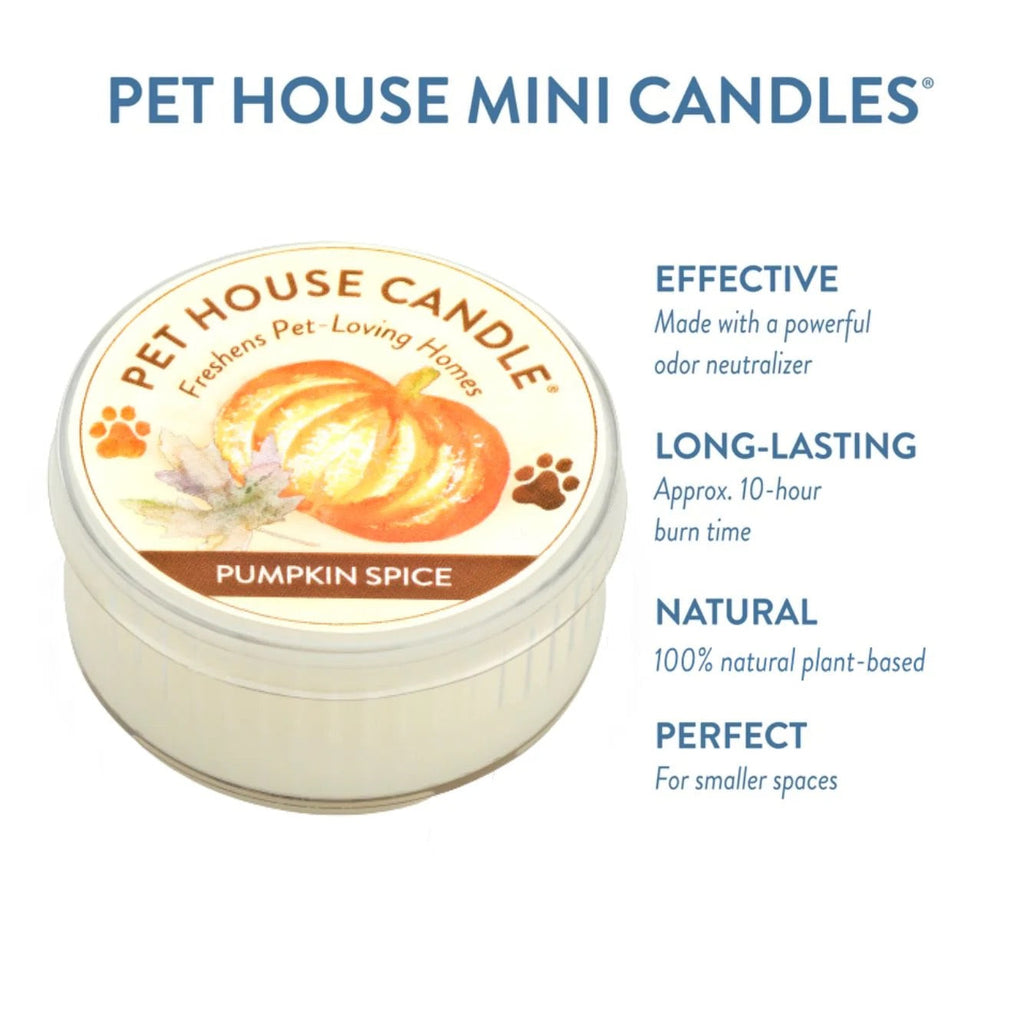 Pet House Mini Soy Wax Candle Pet Odor Eliminating Jar
